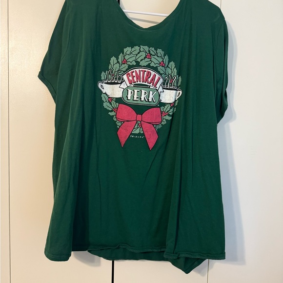 FRIENDS Green Central Perk Short Sleeve Tee - Picture 1 of 3